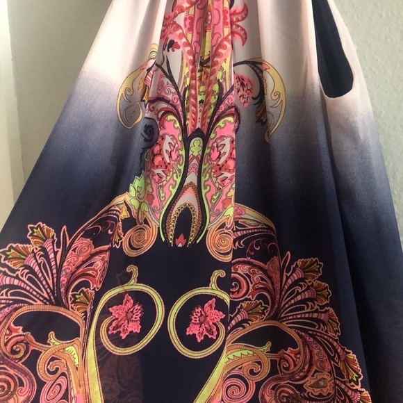 Crystal Doll Halter Style Ombré Dress - Picture 3 of 8